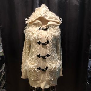 Rachel Zoe hooded slouchy cardigan